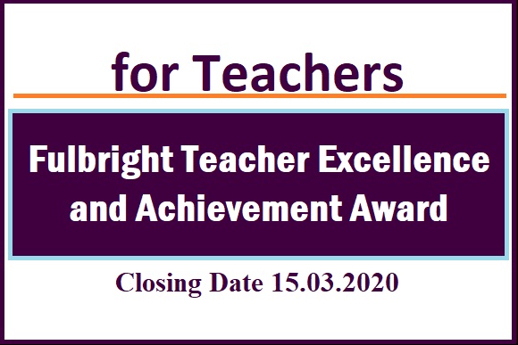 Fulbright Teacher Excellence and Achievement Award