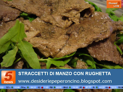 STRACCETTI DI MANZO CON RUGHETTA