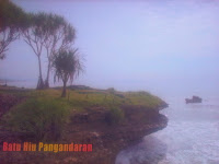 Wisata Pantai Batu Hiu Pangandaran