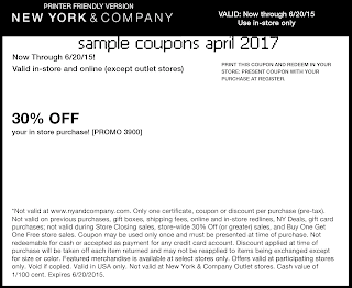 New York And Company coupons for april 2017