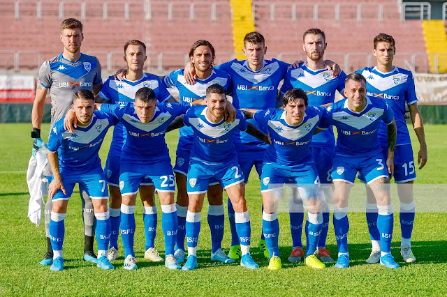 BRESCIA CALCIO. Temporada 2019-20. Jesse Joronen, Donnarumma, Torregrossa, Magnani, Jaromír Zmrhal, Andrea Cistana. Nikolas Špalek, Sabelli, Dimitri Bisoli, Tonali, Martella. BRESCIA CALCIO 2 🆚 REAL VALLADOLID C. F. 1 Sábado 10/08/2019, 18:30 horas. Partido amistoso. Mantua, Italia, estadio Danilo Martelli: 1.500 espectadores. GOLES: ⚽0-1: 18’, Sandro. ⚽1-1: 30’, Torregrossa. ⚽2-1: 90+2’, Morosini.