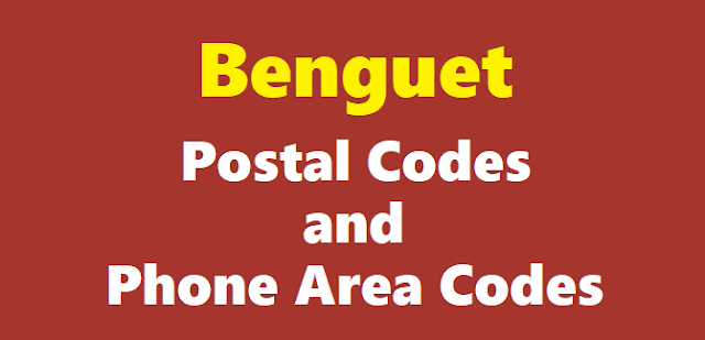 Benguet ZIP Codes