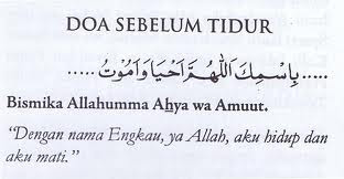 Amalan dan Doa Sebelum Tidur - Arie Pinoci™