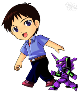 プラムのアトリエ 新世紀エヴァンゲリオン エヴァ シンジ君 初号機 ミニキャラ ちびキャラ イラスト プラムのアトリエ 新世紀エヴァンゲリオン エヴァ シンジ君 初号機 ミニキャラ ちびキャラ イラスト