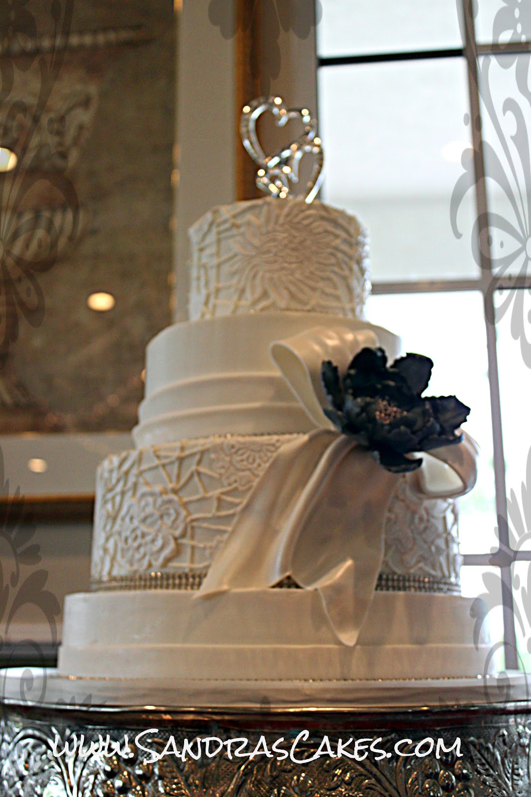 really cool wedding cakes Elegant and Sophisticated Wedding Cake