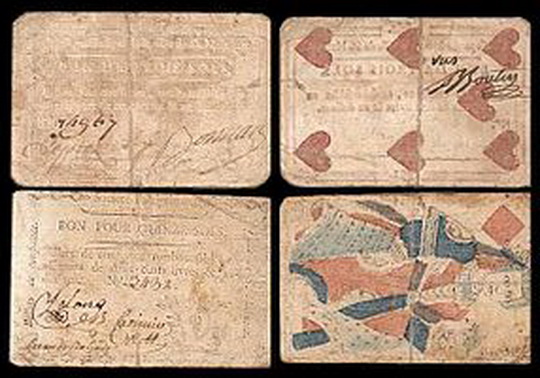 Первые бумажные деньги  Канады