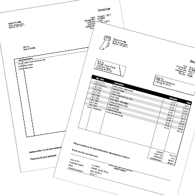 Express Invoice Software Invoice Customization