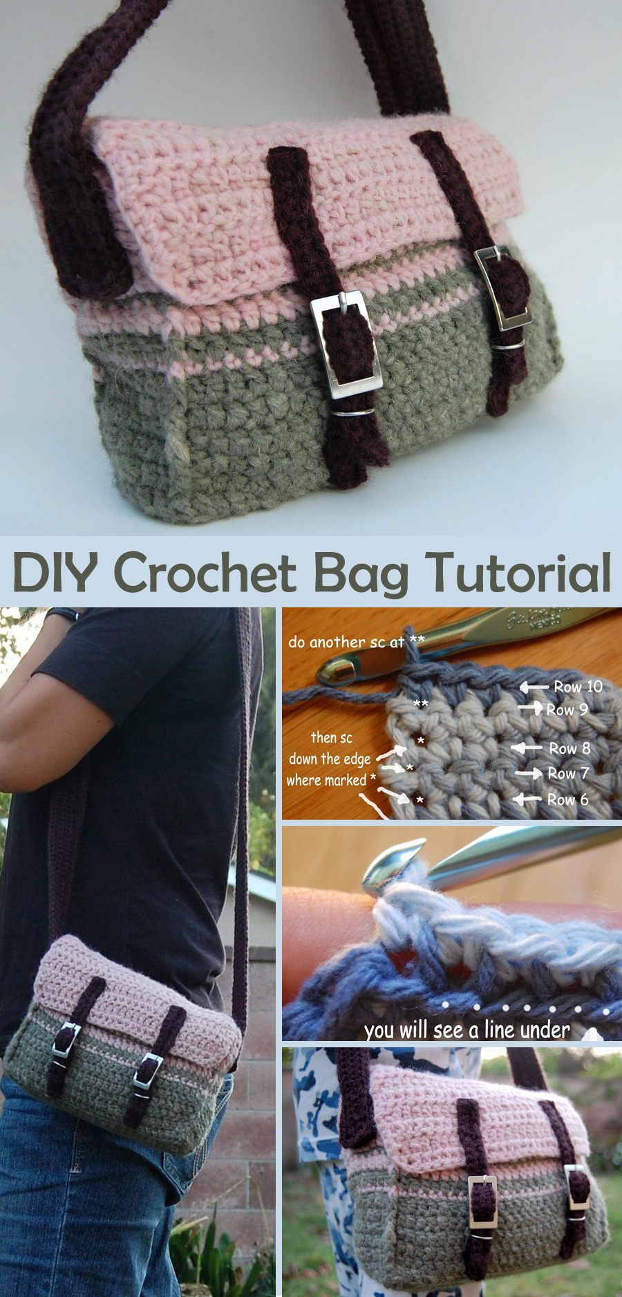 DIY Crochet Bag Tutorial