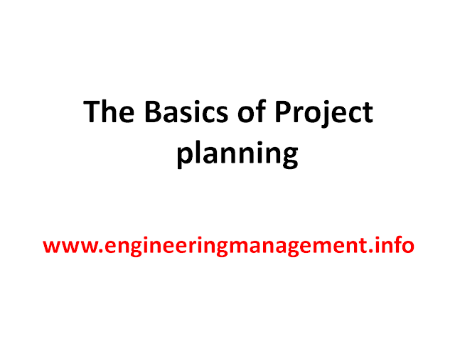 The Basics of Project Planning 