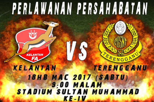 Live Streaming Kelantan vs Terengganu Persahabatan