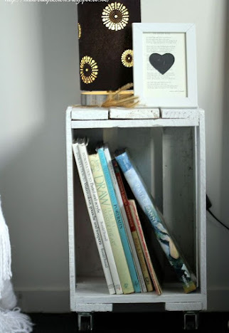 DIY Crate Side Table