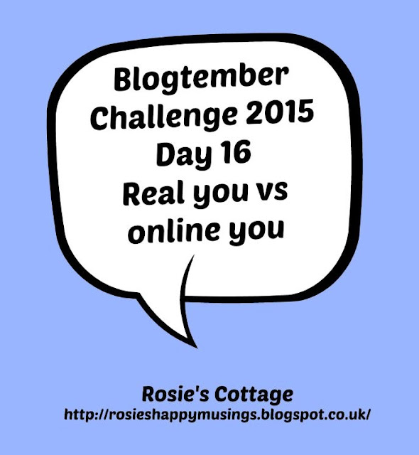 Blogtember Challenge Real you vs online you 