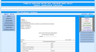 Aplikasi Excel Formulir Daftar Usul Penetapan Angka Kredit / DUPAK