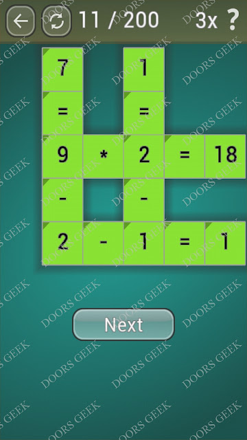 Math Games [Beginner] Level 11 answers, cheats, solution, walkthrough for android