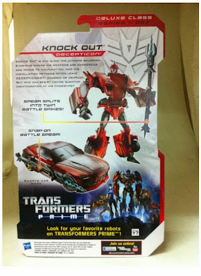 Transformers Prime Knock Out in package