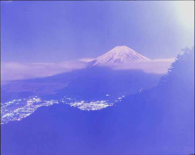 期限切れフィルム 4×5カメラ 三つ峠 富士山 リンホフテヒニカ