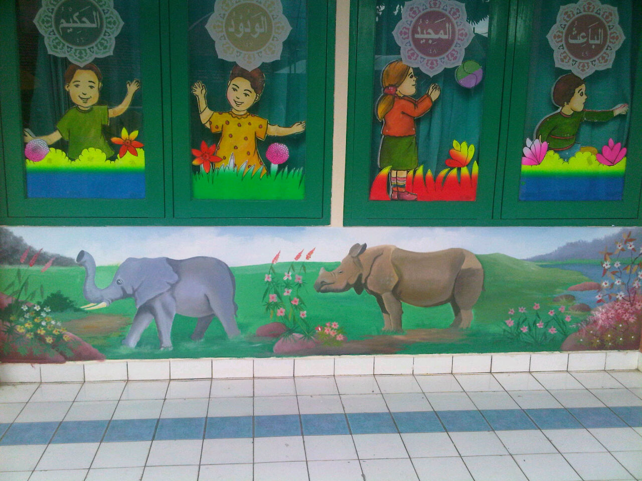 Lukisan Dinding Sekolah Berkualitas