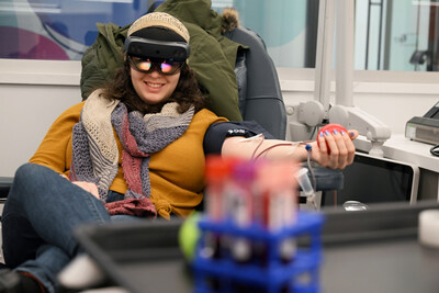 Mixed Reality Experience for USA Blood Donors