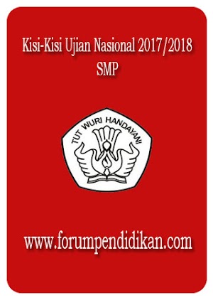 Kisi-Kisi Ujian Nasional SMP Tahun 2017/2018