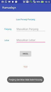 Membuat Aplikasi Menghitung Luas dan Keliling Persegi Panjang Dengan Android Studio