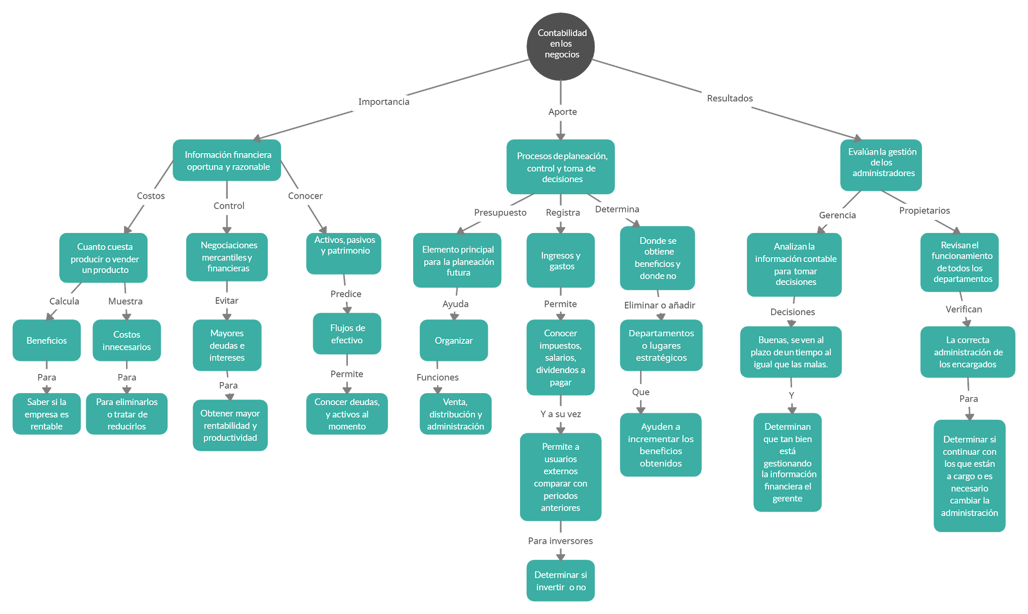 Importancia contabilidad negocios