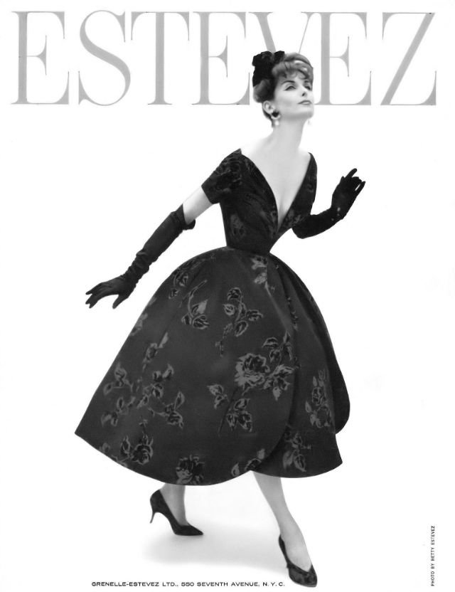 Beautiful Fashion Designs by Luis Estévez in the 1950s and '60s