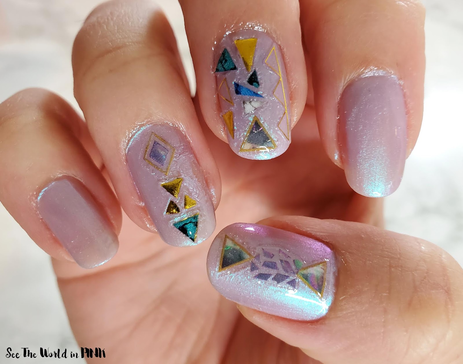NailsInc Rainbow Wishes Sparkle Like a Unicorn 🦄 holo nails | Holo nails,  Nail polish, Nails