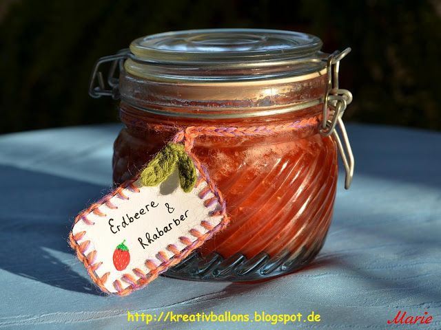 Rezept Erdbeer-Rhabarber-Konfitüre