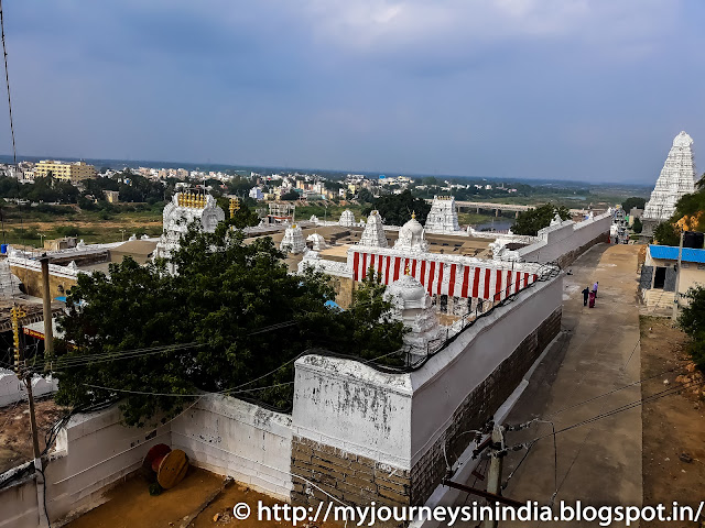 Kalahasthi Temple View from Kannappa Temple