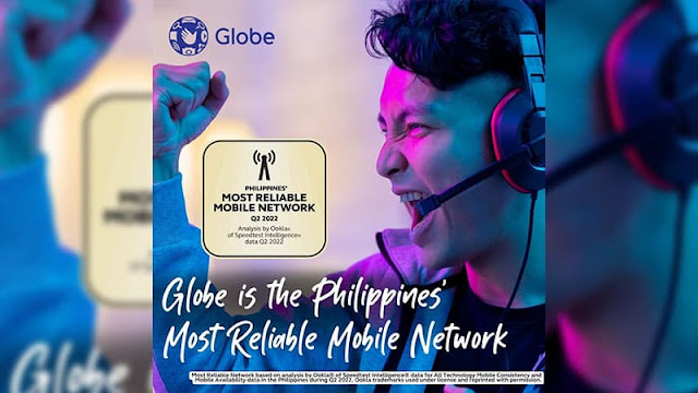 Globe, PH most reliable mobile network —Ookla Q2 2022 data