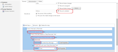 workflow to send recurring email in dynamic crm