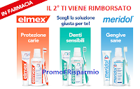 Logo Elmex e Meridol in Farmacia : ricevi il rimborso del secondo prodotto