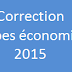 correction capes économie 2015