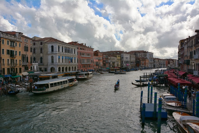 Rialto Bridge Venice Canal Grande