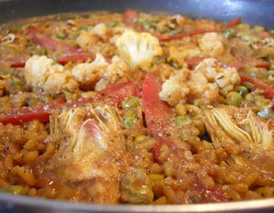 Arroz de verduras.