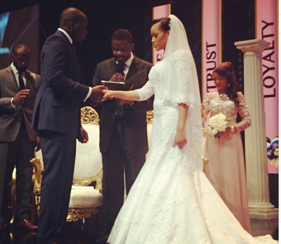 wedding ceremony between Tomi Ashimolowo and Dorothy Jeneba Kamara