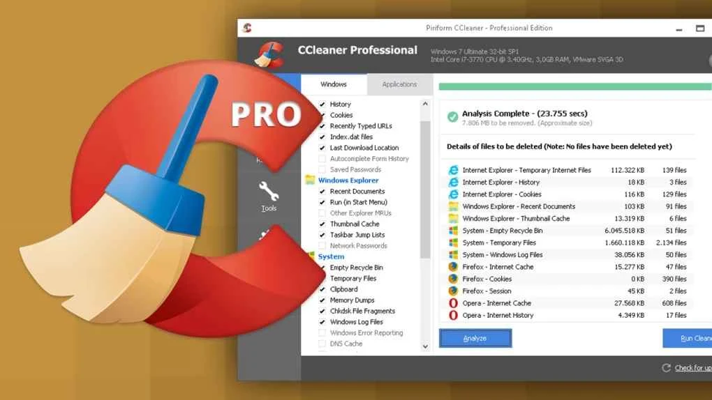 CCleaner Professional Full v6.12.10459 Türkçe İndir