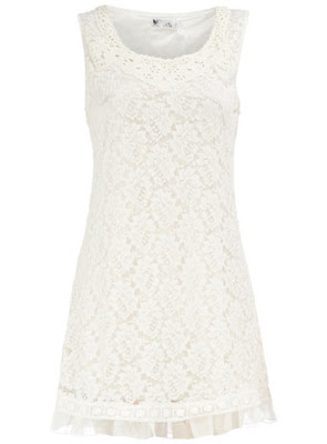 A-line lace dress