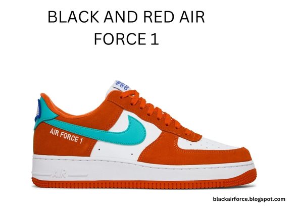 The Bold Look of Black and Red Air Force 1s