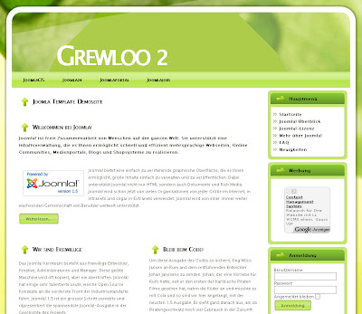 Grewloo 2 - шаблон для Joomla 1.5
