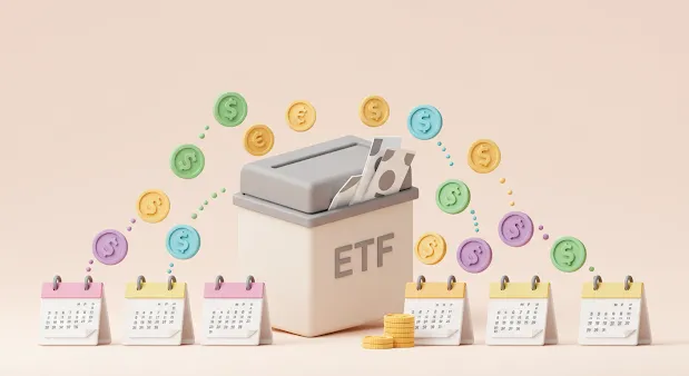 커버드콜 ETF를 통한 월배당 수익 구조 상징 이미지