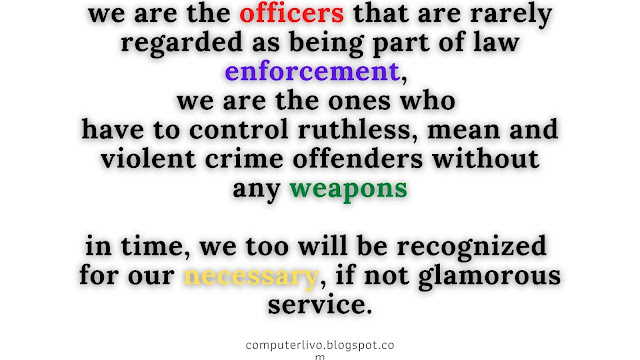 Correctional Officer Quotes