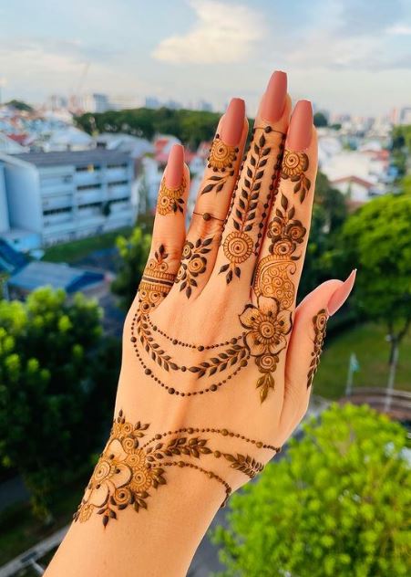 Modern Mehndi Design