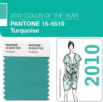is close to the coral that I love For 2010 the color was turquoise