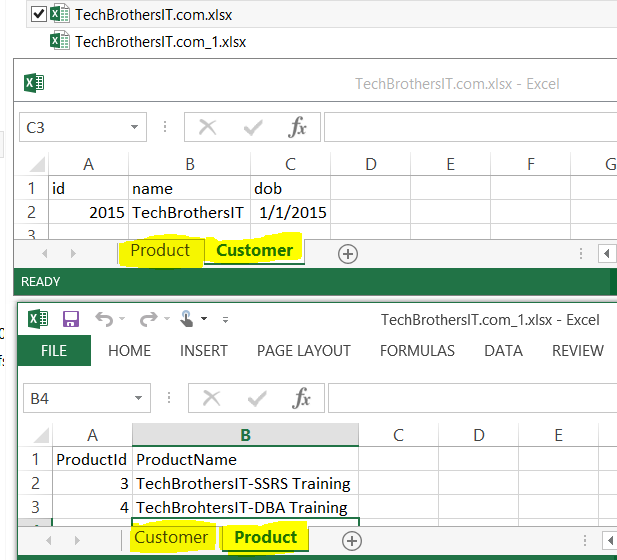 Welcome To Techbrothersit Load Data To Tables According To Excel Sheet Names From Excel Files Dynamically In Ssis Package Ssis Tutorial