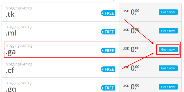 #4 Mengganti Domain Blogspot Menjadi Domain TLD Gratis melalui situs freenom.com