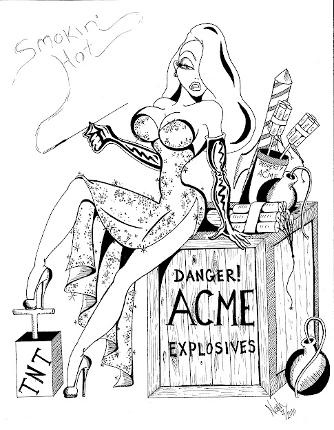 Sexy Adult Coloring Pages  Sexy Jessica Rabbit Colouring Pages