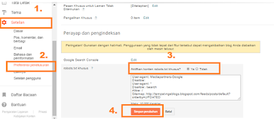 txt di blogspot berdasarkan kebanyakan orang sangat penting bagi blog semoga seo Friendly cara setting robot.txt di blogspot semoga Seo Friendly