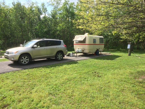 Arrival at the State Park across the river from New Orleans