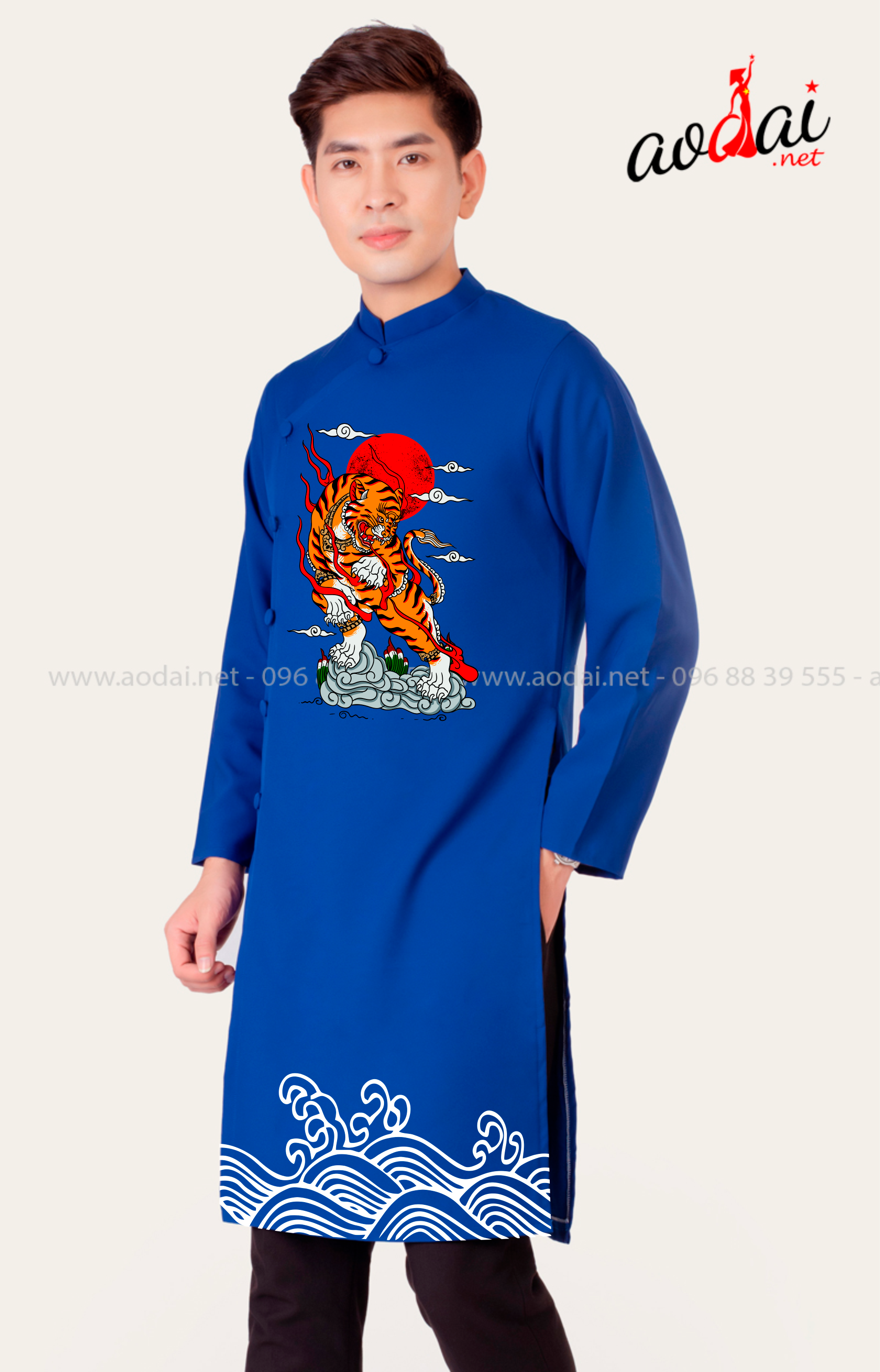 In Áo Dài Nam Tại Long Biên